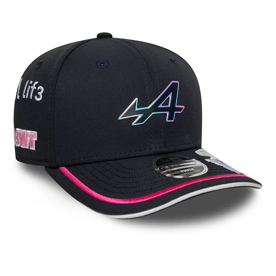 New Era X Alpine F1 970 Pierre Gasly Driver Kids Hat 2025