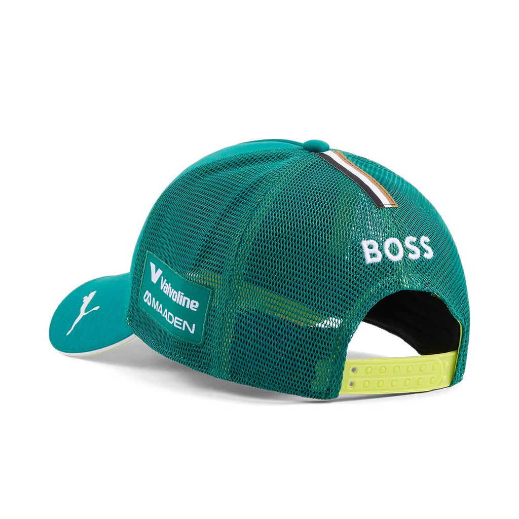 Aston Martin F1 Lance Stroll #18 Trucker Hat 2026 Green